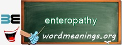 WordMeaning blackboard for enteropathy